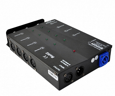 8 канальный разветвитель сигнала 8 Branchs Professional DMX Distributor TP-D1339
