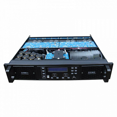 D20KQ 4 Channel Class D Цифровой DSP усилитель для сабвуфера 16000W