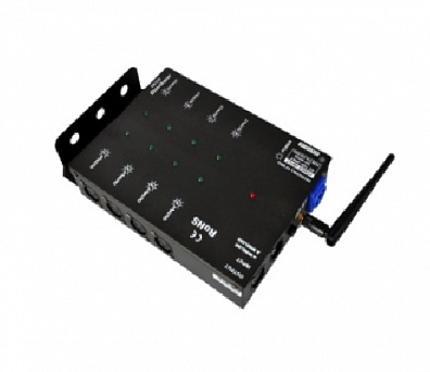 8 канальный беспроводной разветвитель сигнала 8 Way DMX Wireless Distributor TP-D1340
