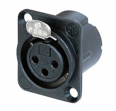 Панельный разъем Neutrik NC3FD.