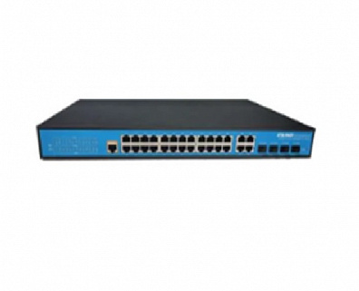 24-портовый ethernet-коммутатор EWIND Full Gigabit POE