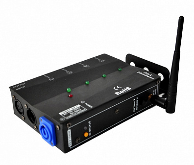Беспроводной разветвитель сигнала 4 Way DMX Distributor TP-D1336